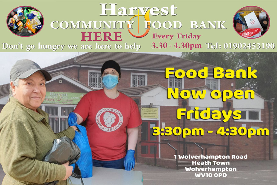 harvest community food bank team